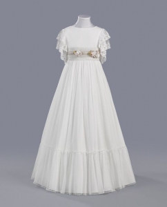 حریر با آستین چین دار