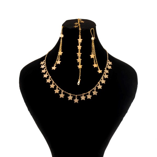 نیم ست طلا 18 عیار زنانه