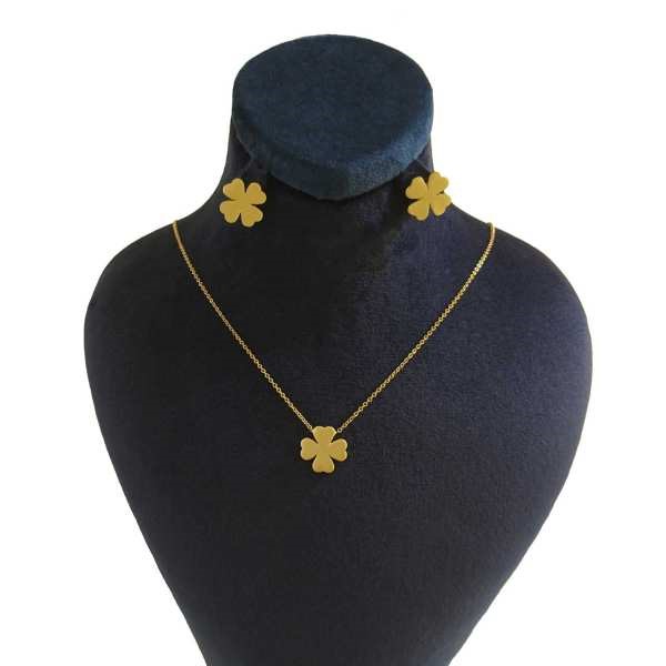 نیم ست طلا 18 عیار کانیار