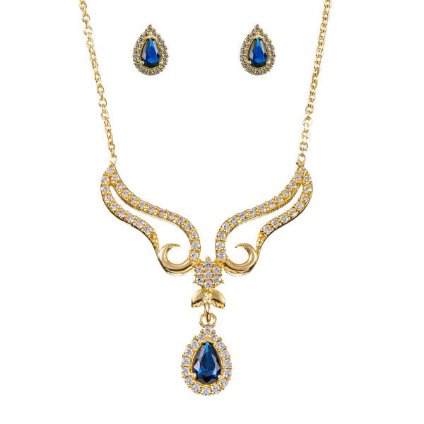 نیم ست طلا 18 عیار زنانه 