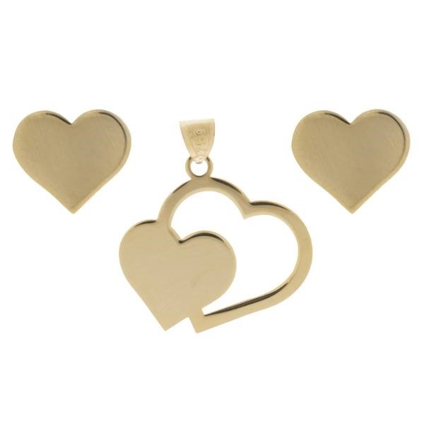 نیم ست طلا 18 عیار رزا 