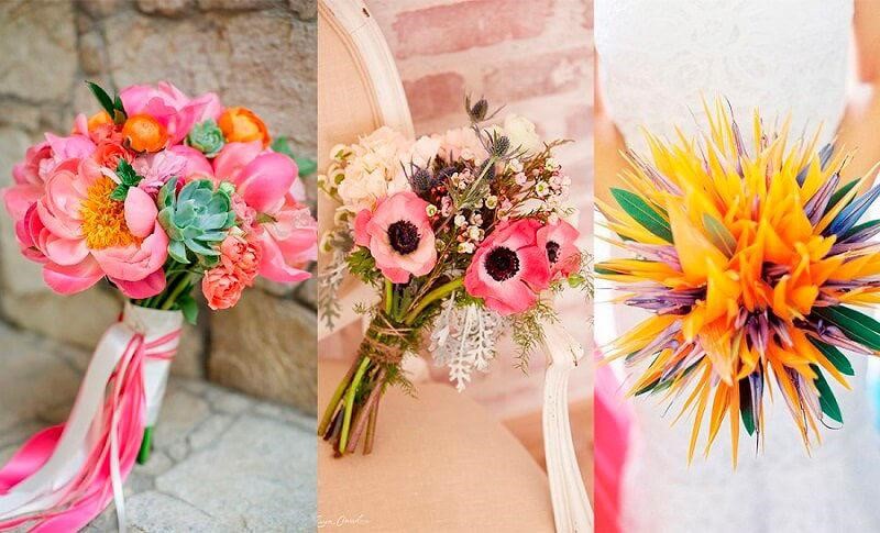 دست گل عروس برای عقد