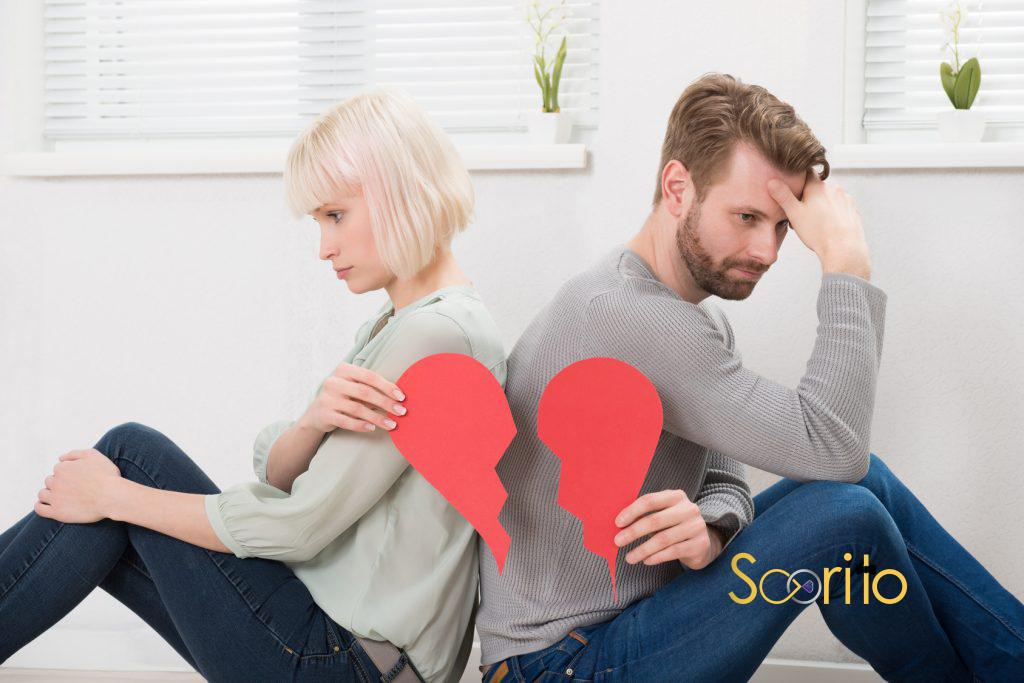 نشانه های طلاق